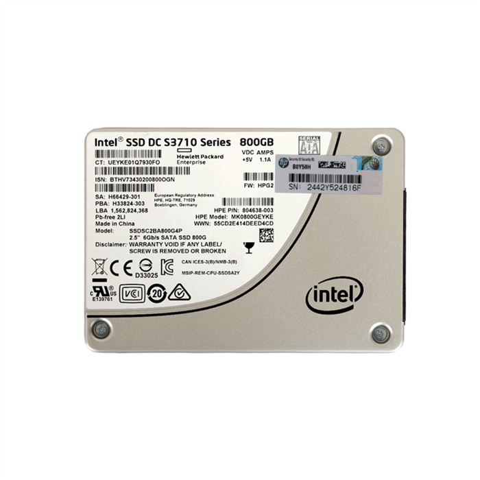 اس اس دی اینترنال اچ پی مدل Write Intensive-2 SATA با ظرفیت 800 گیگابایت - 2