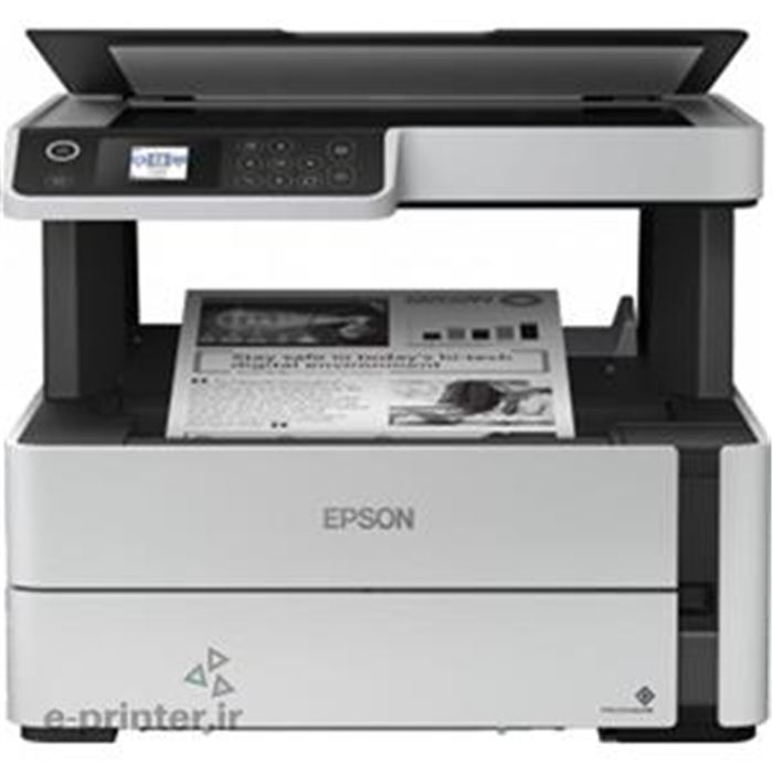 پرینتر سه کاره تک رنگ جوهر افشان اپسون مدل ECOTANK M2170