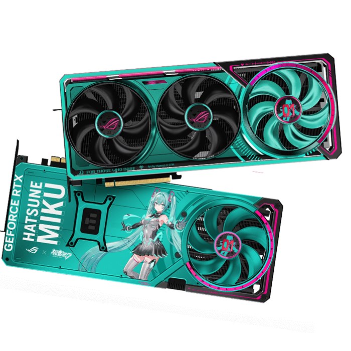کارت گرافیک ایسوس ROG Astral GeForce RTX 5080 OC HATSUNE MIKU-W - 6