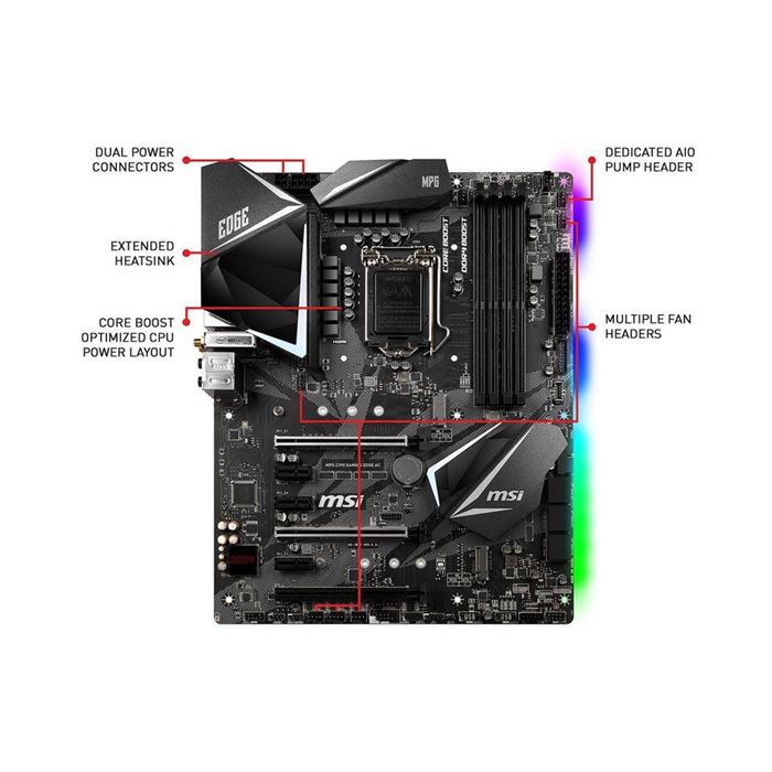 مادربرد ام اس آی مدل MPG Z۳۹۰ GAMING EDGE AC - 5