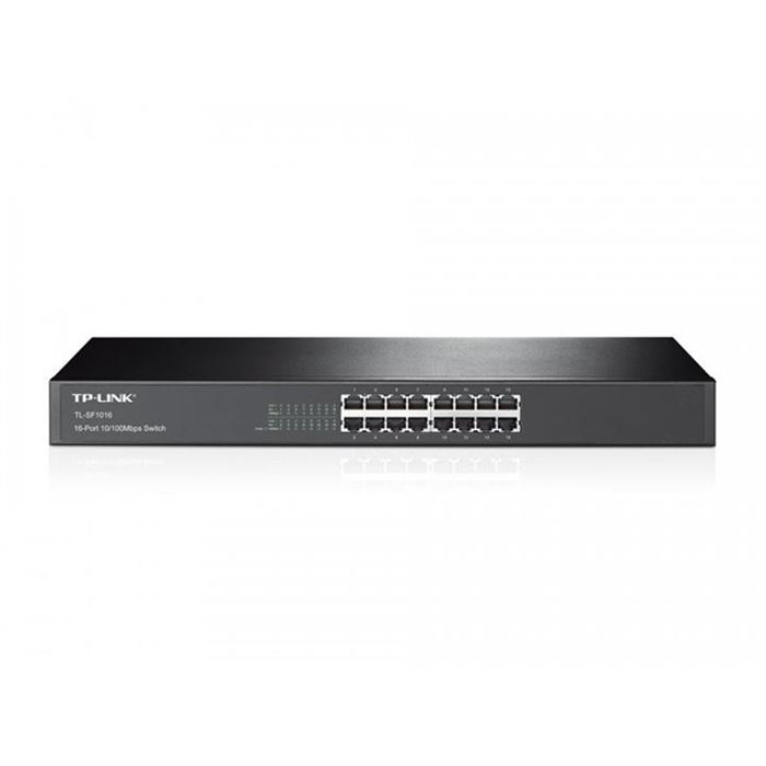 سوییچ 16 پورت مگابیتی و رکمونت تی پی-لینک مدل TL-SF1016 - 5