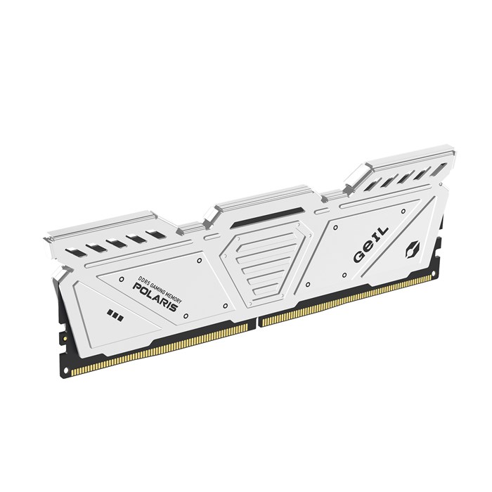 رم کامپیوتر DDR5 تک کاناله 4800 مگاهرتز CL40 گیل Polaris ظرفیت 16 گیگابایت سفید - 4