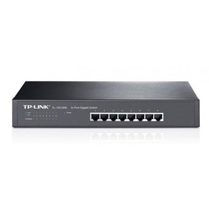 سوییچ 8 پورت گیگابیت و دسکتاپ/رکمونت تی پی-لینک مدل TL-SG1008 - 2