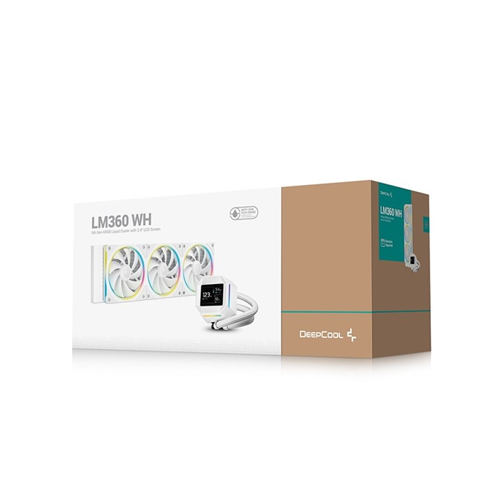 فن پردازنده مایع دیپ کول LM360 WHITE - 6