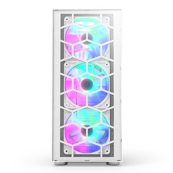 کیس کامپیوتر مونتک مدل  X3 GLASS White - 3
