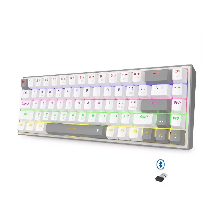 کیبورد بی سیم و باسیم مکانیکال گیمینگ ردراگون مدل K705 WG PRO RGB - 3