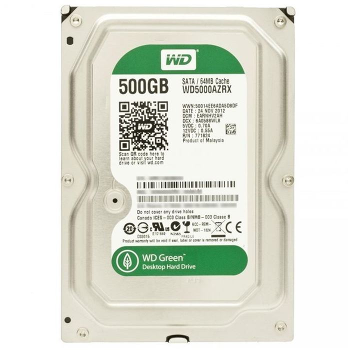 هارد اینترنال  وسترن دیجیتال گرین 500 گیگابایت - 4
