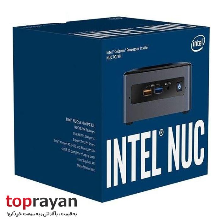 کامپیوتر کوچک اینتل مدل NUC7CJYH-A - 4