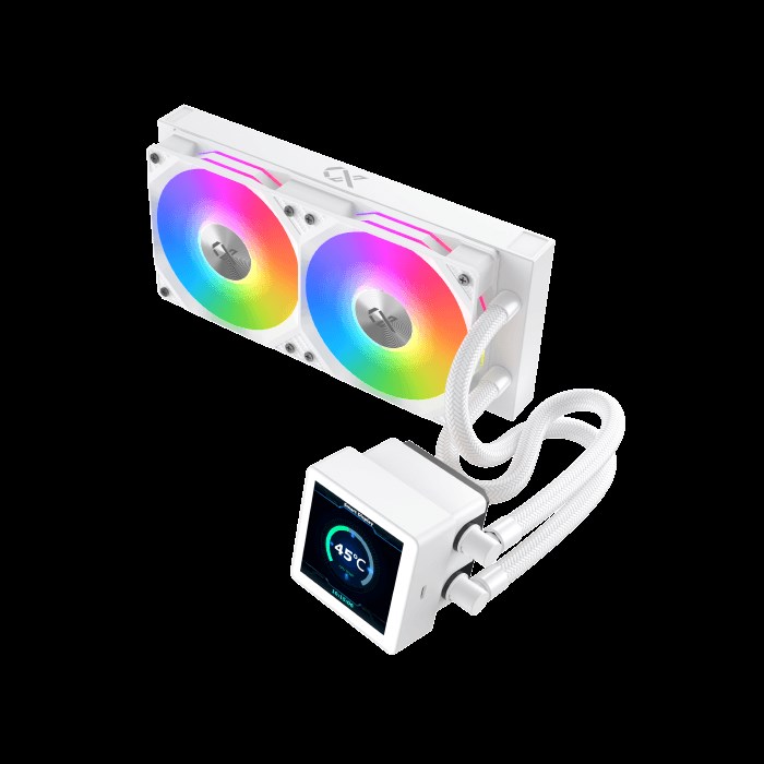 خنک کننده پردازنده زیگماتک مدل  CONNECT 240 ARCTIC WHITE - 2