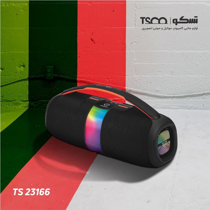 اسپیکر بلوتوثی قابل حمل تسکو مدل TS 23166 - 12