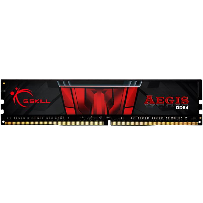 رم کامپیوتر DDR4 تک کاناله 3200 مگاهرتز CL16 جی اسکیل مدل AEGIS ظرفیت 16 گیگابایت
