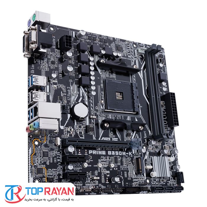 مادربرد ایسوس مدل پرایم بی 350 ام کی با سوکت AM4 - 5