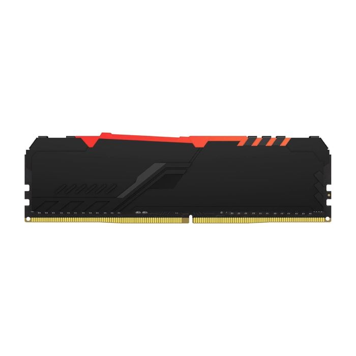 رم کینگستون سری HyperX Fury RGB با ظرفیت 16 گیگابایت و فرکانس 3200 مگاهرتز  - 3