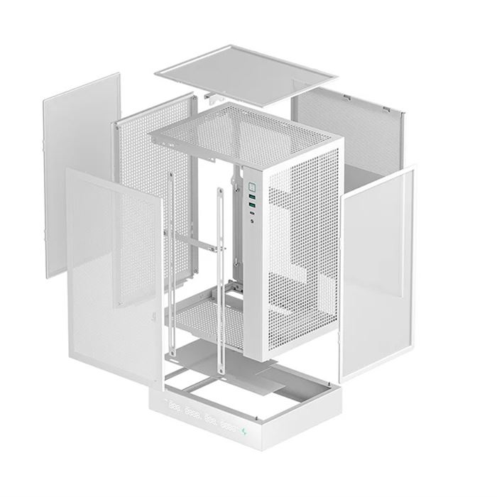 کیس دیپ کول سفید Case DeepCool CH170 Digital WH  - 7