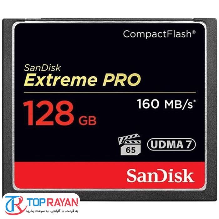 کارت حافظه سن دیسک مدل Extreme Pro سرعت 1067X 160MBps ظرفیت 128 گیگابایت - 2