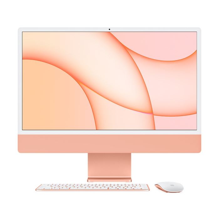 Apple iMac Z133 M1 chip 8-Core CPU 8-Core GPU 512GB SSD 24-inch 4.5K Retina Display Orange All in One