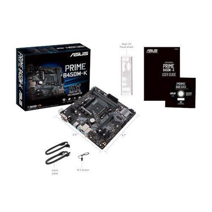 مادربرد ایسوس مدل PRIME B450M-K سوکت AM4 - 3