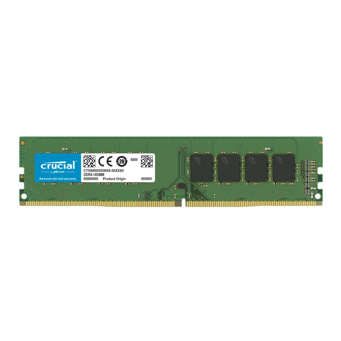 رم کامپیوتر DDR4 تک کاناله 2400 مگاهرتز کروشیال ظرفیت 8 گیگابایت