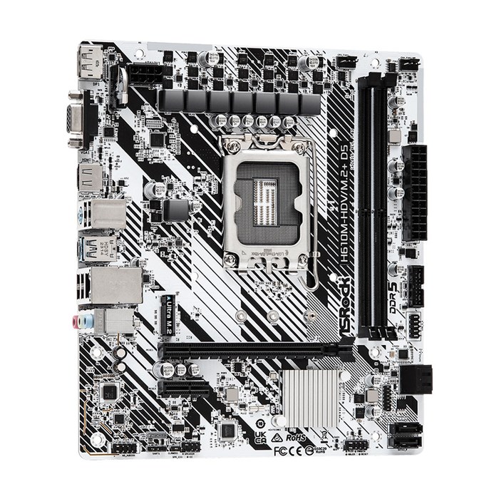 مادربرد ازراک مدل H610M-HDV/M.2+ DDR5  - 3