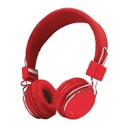 trust Ziva Foldable Red Wired Headphone