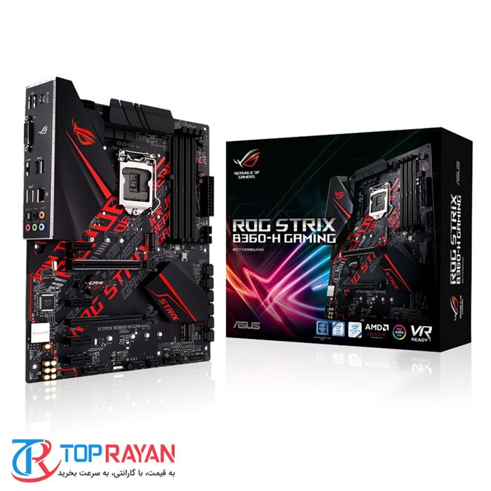 مادربرد ایسوس مدل راگ استریکس B360-H گیمینگ - 9