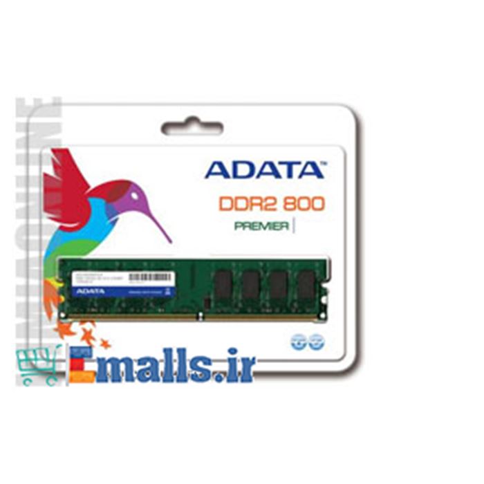 رم کامپیوتر ای دیتا مدل Premier DDR2 800MHz DIMM ظرفیت 2 گیگابایت - 7