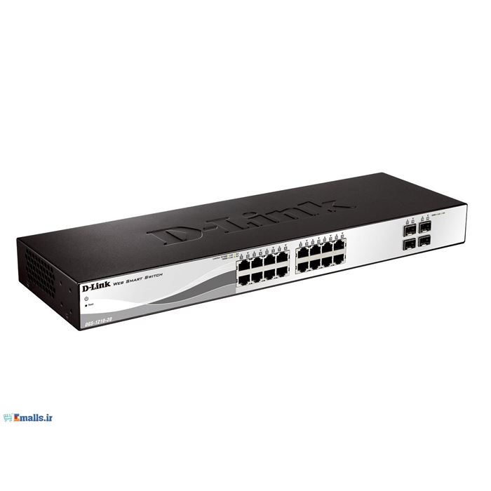 سوییچ 20 پورت و گیگابیتی دی-لینک مدل DGS-1210-20 با 16 پورت UTP و 4 پورت SFP - 3