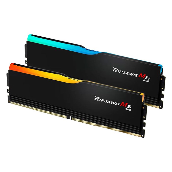 رم کامپیوتر DDR5 دو کاناله 6000 مگاهرتز CL36 جی اسکیل RipJaws M5 RGB ظرفیت 32 گیگابایت - 3