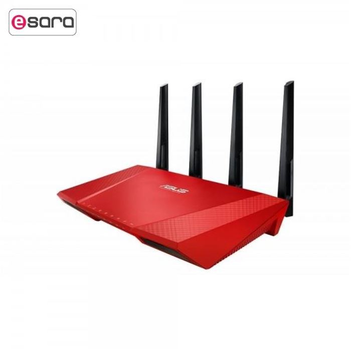 روتر بی‌سیم و دوبانده گیگابیتی ایسوس مدل RT-AC87U RED  - 8