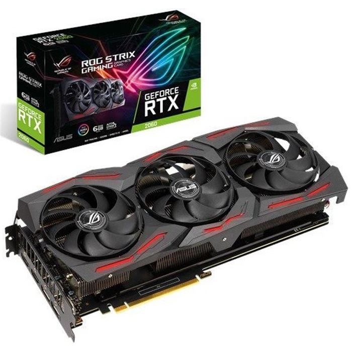 کارت گرافیک ایسوس مدل ROG-STRIX-RTX۲۰۶۰-۶G-EVO-GAMING با حافظه ۶ گیگابایت