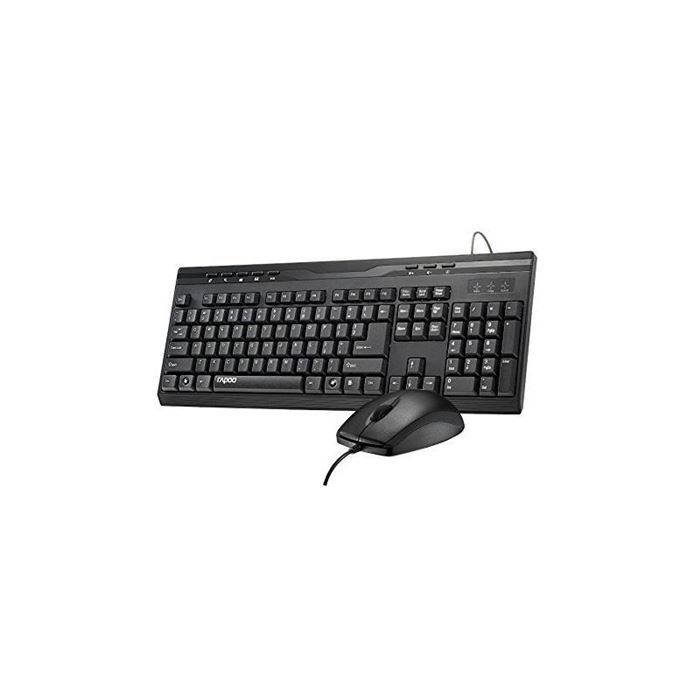 کیبورد و ماوس با سیم رپو مدل ایکس NX1710 - 2