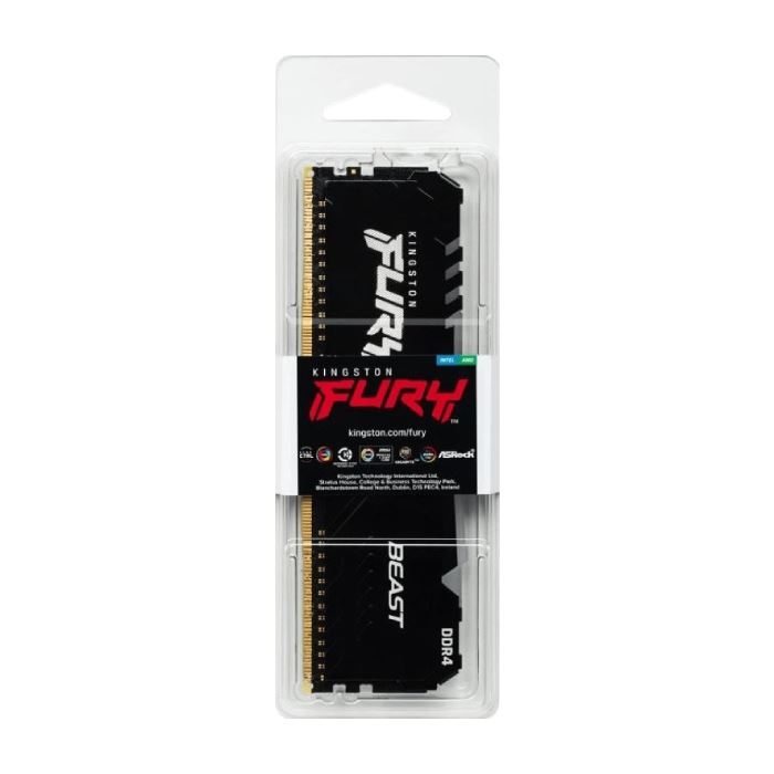 رم کینگستون سری HyperX Fury RGB با ظرفیت 16 گیگابایت و فرکانس 3200 مگاهرتز  - 4