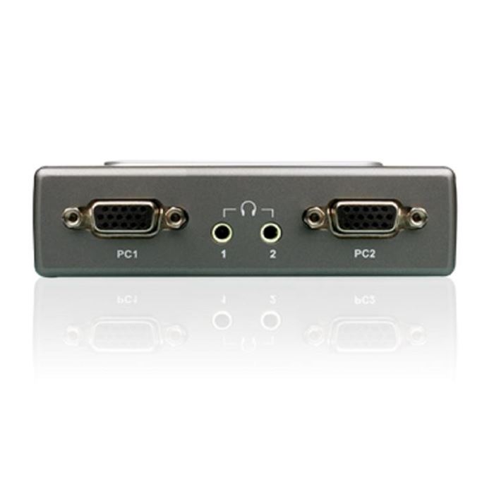 سوییچ 2 پورت KVM همراه با پشتیبانی از صدای دی-لینک مدل KVM-121 - 3