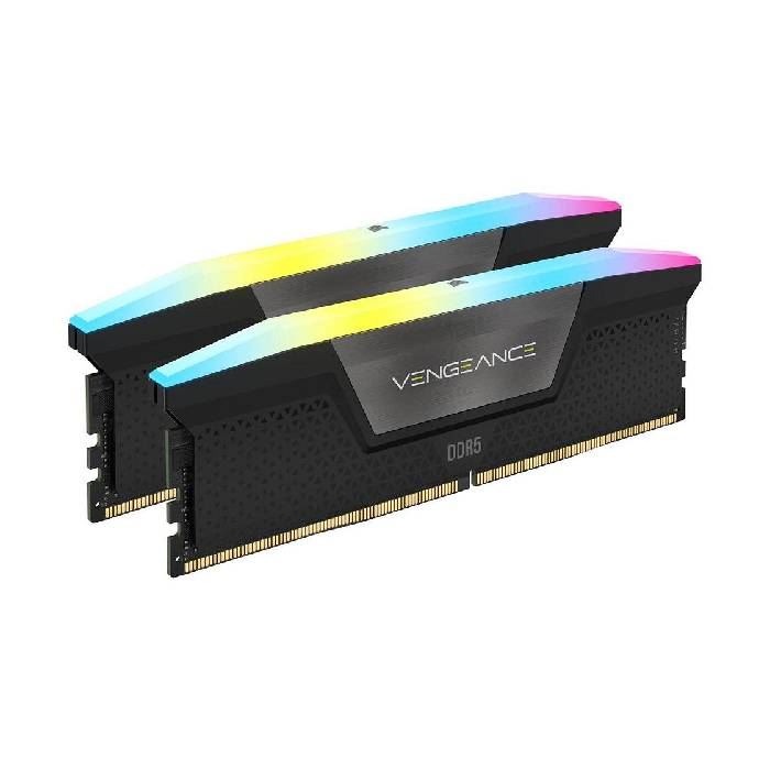 رم دسکتاپ DDR5 دو کاناله 7200 مگاهرتز کورسیر مدل VENGEANCE RGB ظرفیت 96 گیگابایت CL40 - 3