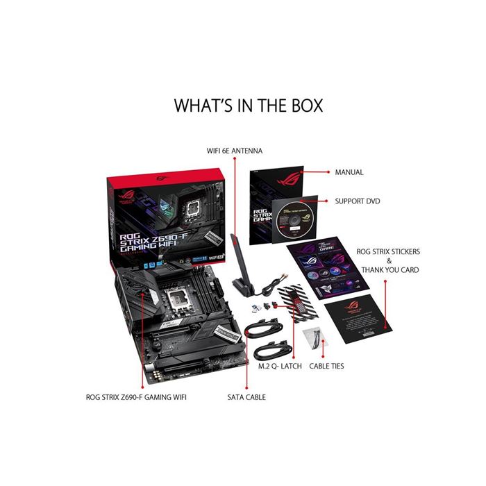 مادربرد ایسوس ROG STRIX Z690-F GAMING WIFI DDR5 - 3