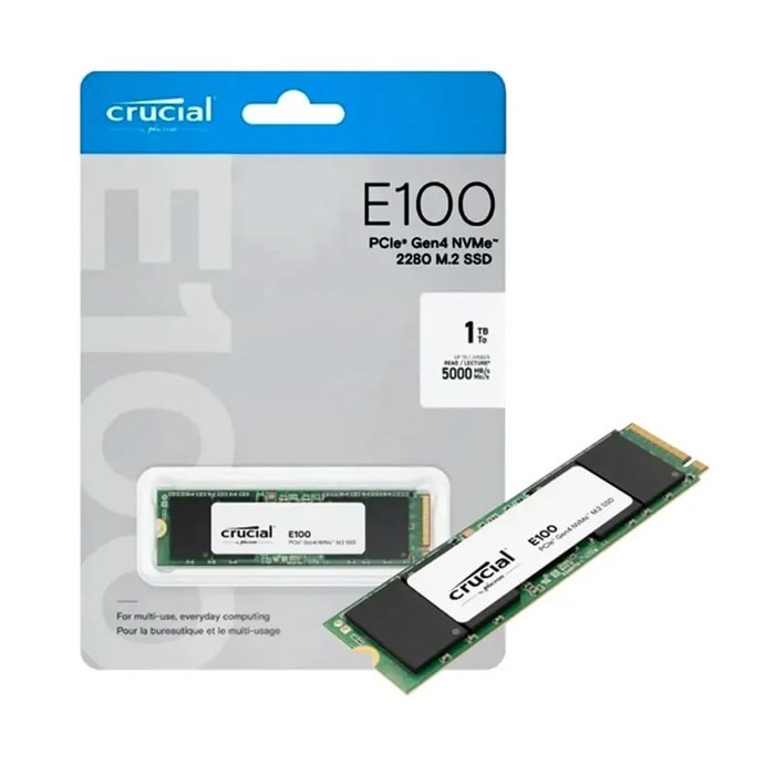 حافظه SSD کروشیال مدل Crucial E100 M.2 2280 1TB Nvme - 3