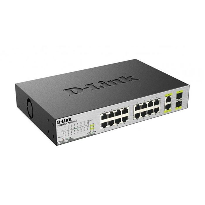 سوییچ 18پورت غیرمدیریتی دسکتاپ دی-لینک مدل DES-1018P - 4