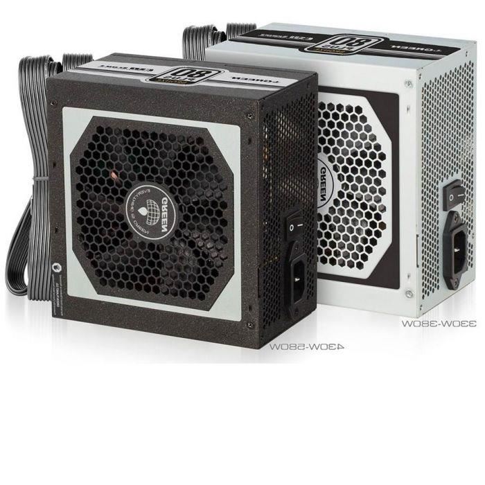 منبع تغذیه کامپیوتر نیمه ماژولار گرین مدل GP380A-ESD - 7
