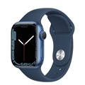 Apple Series 7 GPS 41mm Blue Aluminum Case with Sport Band Watch 