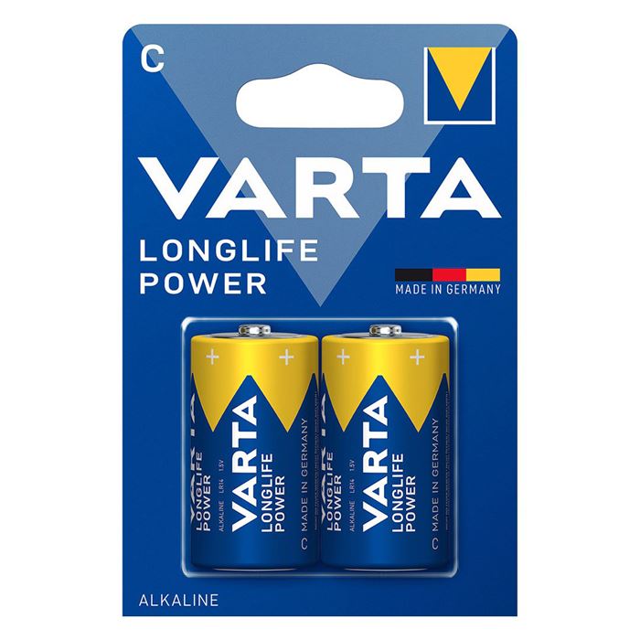 باتری متوسط وارتا Longlife Power C بسته 2 عددی - 2