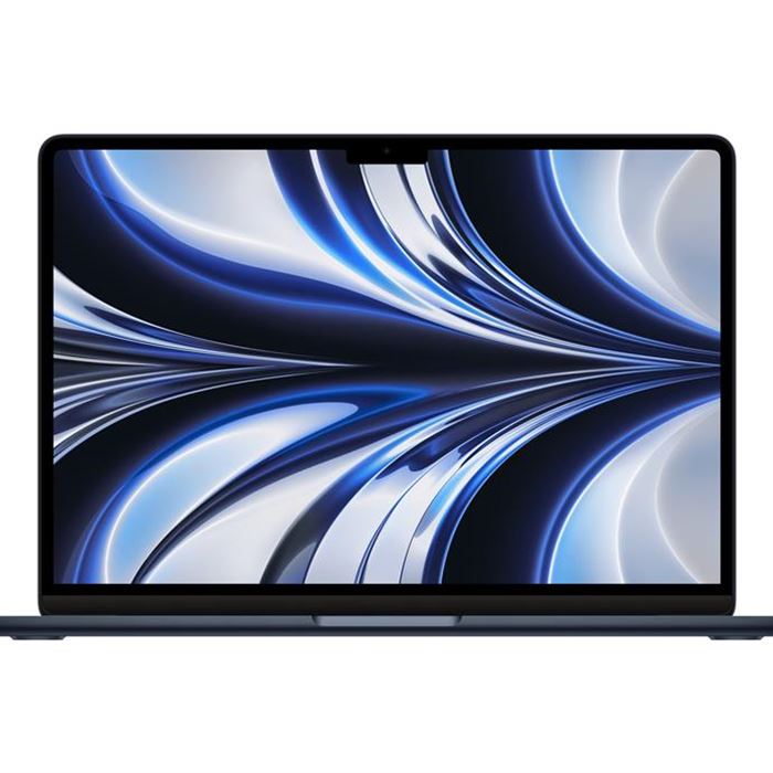 لپ تاپ اپل 13.6 اینچی مدل Apple MacBook Air 2022 Midnight CTO پردازنده M2 رم 24GB حافظه 1TB SSD گرافیک 10Core GPU