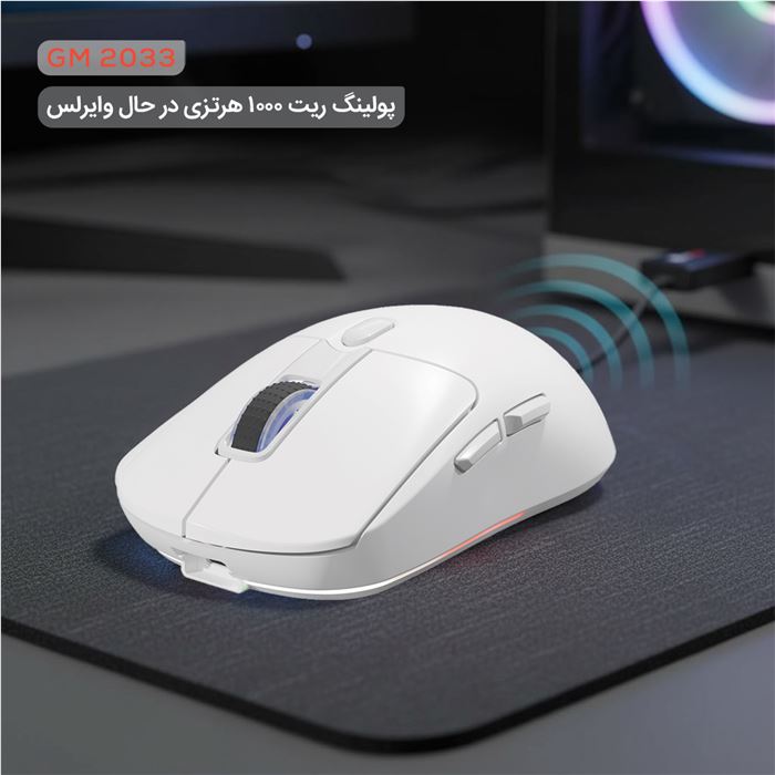 ماوس بی سیم گیمینگ تسکو مدل GM 2033 - 11