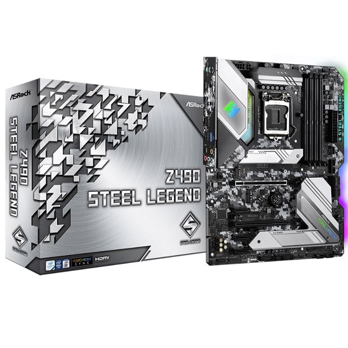مادربرد ازراک مدل Z490 Steel Legend سوکت 1200