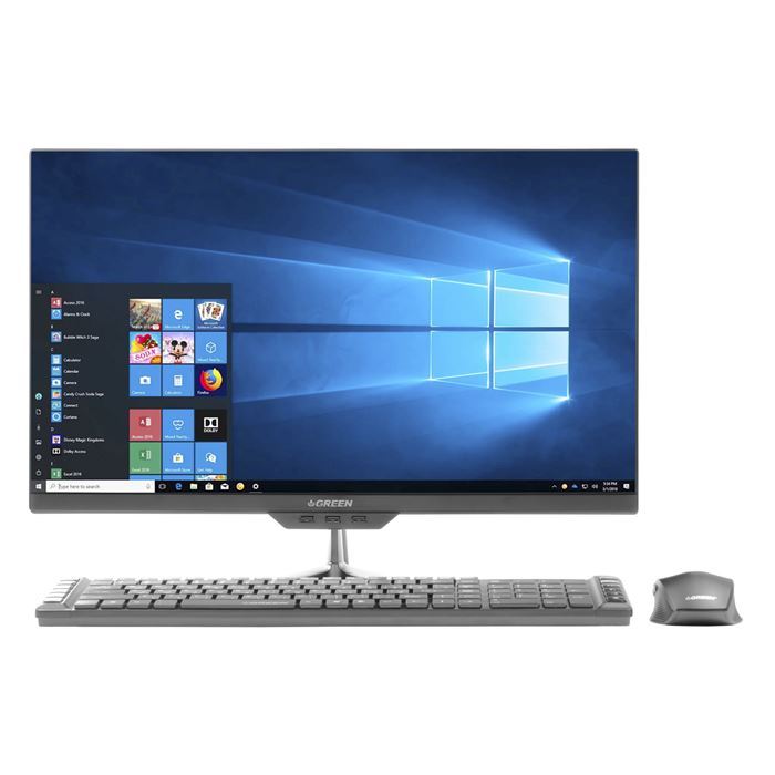 کامپیوتر آماده 23.8 اینچی گرین مدل GX22S-I314 پردازنده Core i3 9th رم 4GB حافظه 1TB گرافیک intel