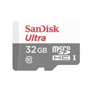 Sandisk  Ultra MicroSDHC Memory Card - Class 10 - UHS-I - 100MBps - 32G