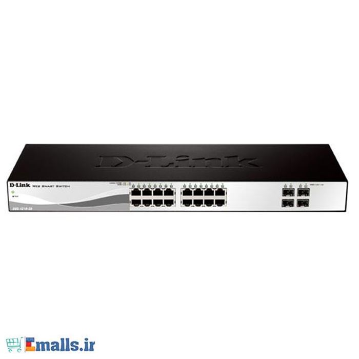 سوییچ 20 پورت و گیگابیتی دی-لینک مدل DGS-1210-20 با 16 پورت UTP و 4 پورت SFP - 9