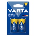 Varta Longlife Power C medium battery pack of 2
