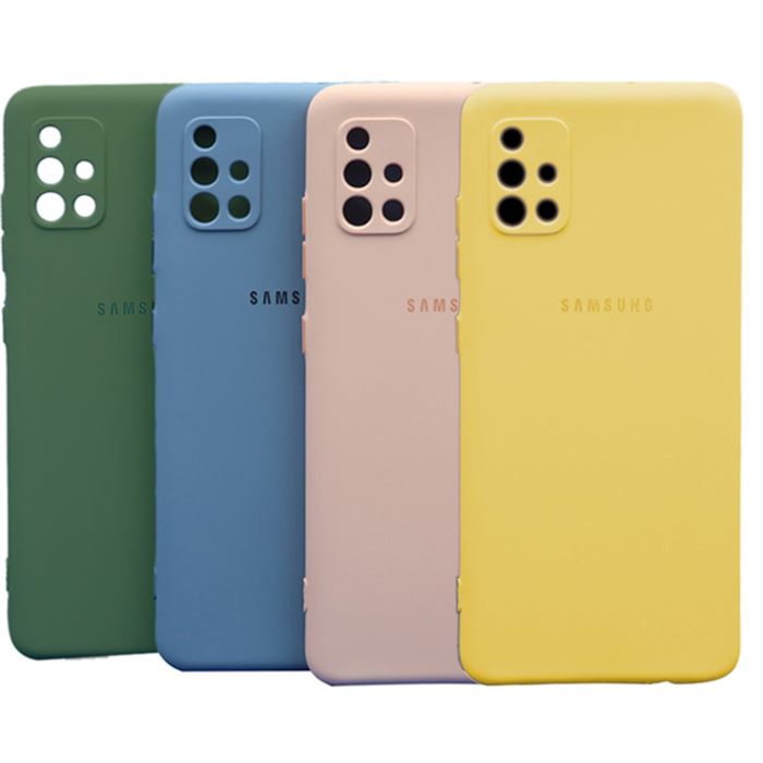 کاور مدل silicon مناسب برای گوشی موبایل سامسونگ Galaxy A51 به همراه محافظ صفحه نمایش - 3