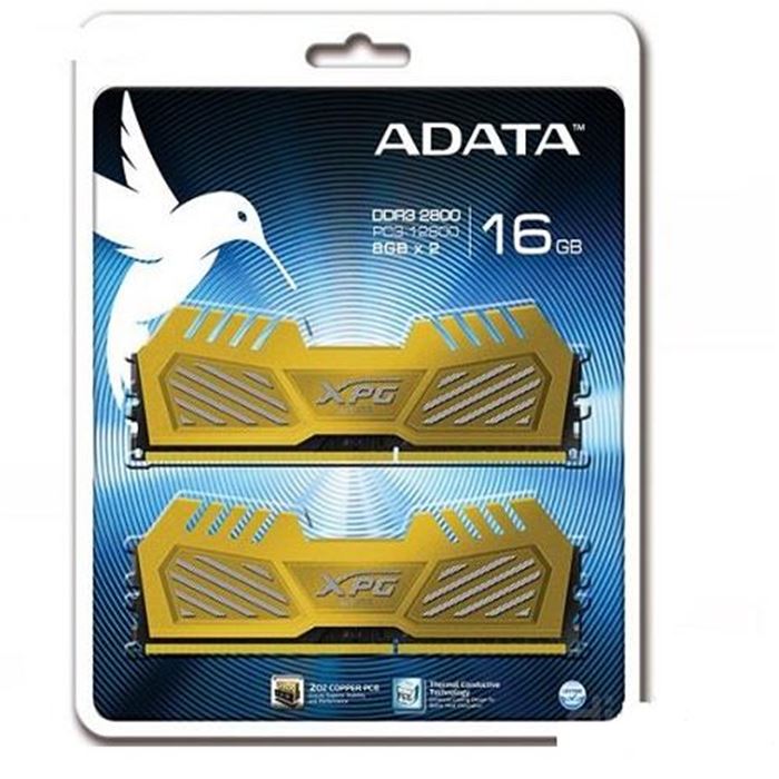 رم دسکتاپ DDR3 دو کاناله 2800 مگاهرتز CL12 ای دیتا مدل XPG V2 ظرفیت 16 گیگابایت - 7