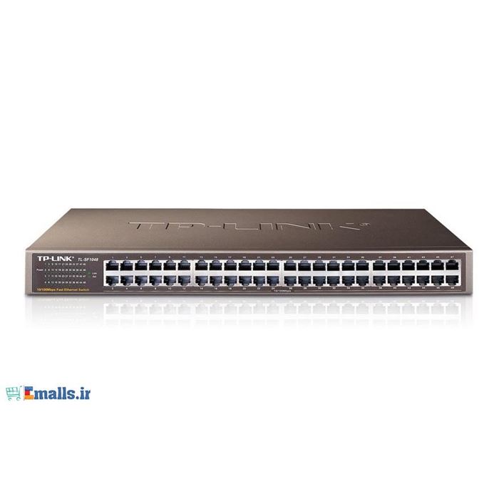 سوییچ 48 پورت مگابیتی و رکمونت تی پی-لینک مدل TL-SF1048 - 6